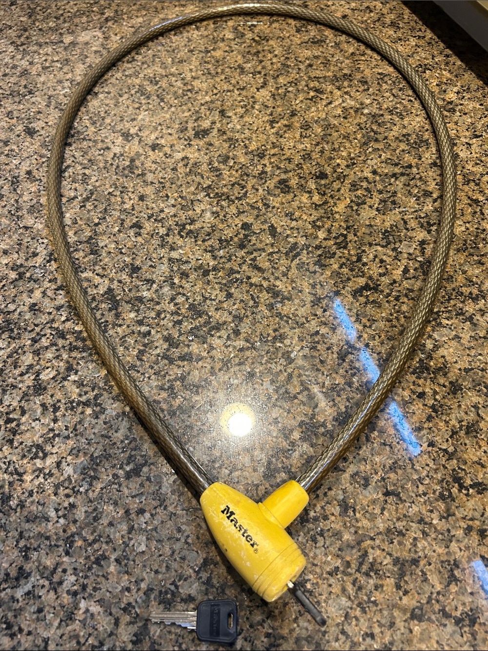 Master Lock 5 foot keyed cable lock